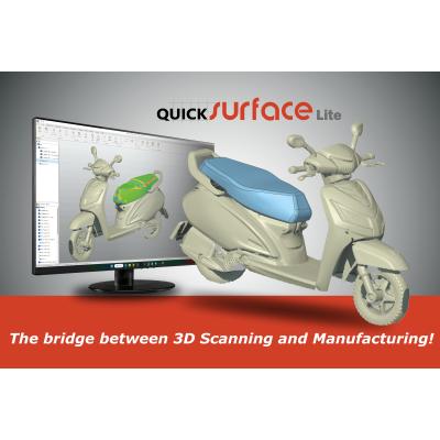 QUICKSURFACE Lite Софтуер за 3D обратен инженеринг